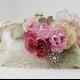 Rustic Elegant Lace Bridal Handbag
