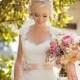 Amsale Inspired Blush Wedding Sash, Bridal Sash, Wedding Belt, Bridal Belt -Blush Flowers