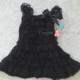 baby girls dress, Perfect Black Vintage Lace Dress, ruffle dress, baby dress, Birthday outfit, flower girl dress, Toddler dress, black dress