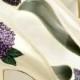 Ivory Wedding Shoes, painted Hydrangea, bridal unique shoe, ivory and purple bouquet , purple hydrangea , unique custom shoes, norakaren