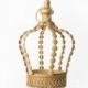 Crown Cake Topper, Gold Crown, Wedding cake topper, Santos Star Crown