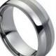 Tungsten wedding band  " FREE ENGRAVING ", MMTR022 Tungsten Carbide engagement ring