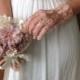 Silk Fabric Wedding Bouquet For The Bride