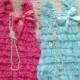 PICK ONE- 2pc Set: Aqua Pink  Dress Toddler Baby Girl, Flower Girl Dress, Birthday Outfit Girl Cake Smash Outfit Dress, Vintage Dress