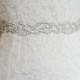 NATASHA - Crystal Beaded Bridal Belt Sash - Rhinestone wedding gown sash - Wedding Dress Belt - Crystal Belt