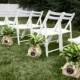 Sets or 4 - 7 Large Burlap Bags with Re-Useable Chalkboard Labels for Modern Outdoor Wedding Decor