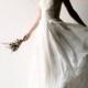 Wedding dress, Boho wedding dress, Bohemian wedding dress, romantic wedding dress, ivory lace dress, Alternative wedding dress, corset dress