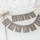 Just Married Wedding Cake Topper Banner
