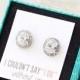 Personalized Bridesmaids Gift, Crystal Stud Earrings, Bridesmaids Earrings, Bridesmaids Studs, Bridesmaids Gifts, Bridal Party Gift E268