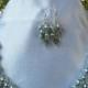Silver Pearl Necklace Bridal Crystal Jewelry Crochet Set "Silver Elegance" Wedding or Casual