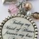 Maid Of Honor Keychain, Thank You Gift For Friend, Custom Key Chain, Sentimental Quote, Wedding Party