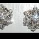 Bridal Shoe Clips - set of 2 - Sparkling Crystal Rhinestones, rhinestone  shoe clips, wedding shoe clips