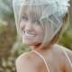 Birdcage Veil, Honeycomb veiling, Blusher Veil, Wedding, Bridal, Headpiece