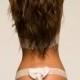 White Bow Thong- In stock ready to ship