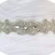 DOROTHY II - Crystal Rhinestone Bridal Beaded Sash Belt, Wedding Dress Sash, Bridal Crystal Belts