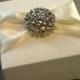 Glittering Diamante Brooch Decorated Gift Box. Bespoke. Various Colour Options