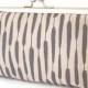SALE: Clutch purse, wedding bag, bridesmaid gift, silk stripe, gift box