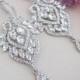 Vintage Style Swarovski Crystal Bridal Earrings
