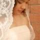 Lace Mantilla Wedding Veil -Spanish Style Veil - Romantic Veil - Madrid