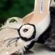Wedding Big Day Shoe Clips Champagne Ivory Beige & Black Feathers. Bride Bridal Bridesmaid, Edgy Spring Fashion Shoe Clip, Statement Boudoir