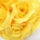 Yellow Silk Rose Pomander