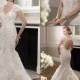 Gorgeous 2015 Mermaid Hollow Sheer V-Neck Veni Infantino Wedding Dresses With Beads Applique Capped Sweep Train Bridal Gowns Custom Made Online with $149.17/Piece on Hjklp88's Store 