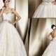 Exquisite 2015 Veni Infantino Wedding Dresses With Lace Applique Sweetheart Beads Sash Button Sweep Chapel Train Bridal Gowns Custom Made Online with $115.3/Piece on Hjklp88's Store 