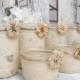 RUSTIC WEDDING - Shabby Chic Upcycled Country Wedding Decor, Candle Holders And Vases