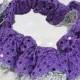 Purple Garter - Purple Wedding - Silver and Purple Wedding - Wedding Garter - Wedding Garter Belt - Bridal Accessories - Bridal Shower Gift