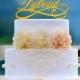 Wedding Cake Topper Monogram Mr and Mrs cake Topper Design Personalized with YOUR Last Name 030