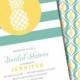 Pineapple Bridal Shower Invitation /  Printable Invitation