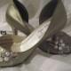 Wedding Shoes Sage Green Bridal Shoes Pearl and Crystal Bow -100 Additional Colors To Pick From