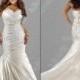 Hot Sale! New Sexy 2014 Mermaid Sweetheart Plus Size Wedding Dresses Satin Embroidery Wedding Dress Bridal Gown Custom Made Online with $99.18/Piece on Hjklp88's Store 