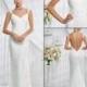 New Arrival 2015 Spring Lace Veni Infantino Sheath Wedding Dresses With Capped Applique Tulle V-Neck Backless Bridal Gowns Custom Made Online with $116.11/Piece on Hjklp88's Store 