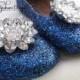 RHINESTONE FLOWER Shoe Clips for WEDDINGS; Large Design; Beautiful for any Occasion; Very Colorful; Fast Shipping!