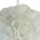 Garden Rose Kissing Ball - White - 6 inch Pomander