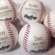 Groomsmen Gift - 10 Rawlings Baseballs - Laser Engraved - Personalized - Jr. Groomsmen Gift - Ring Bearer Gift - MLB Baseball