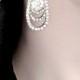 Long Rhinestone Earrings ~ Elegant ~ Brides earrings ~ Sterling silver posts ~ Bridal Jewelry ~ Bridesmaids ~ Prom ~ Gift ~  Sharp & Classy
