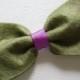 Dog Bow Tie Collar Attachment, doggie bowtie slider OLIVE GREEN Pet Clothing outfit ring bearer wedding photo prop