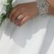Rhinestone Bracelet, Wedding Jewelry, Bridal Accessories, Bridesmaid Gift, Crystal Bracelet, Statement Jewelry, Cuff, Quinceanera  -Estrella