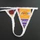 Los Angeles LA Lakers Thong G String Bachelorette Party Bridal Birthday Wedding Gift Idea Valentine's Day