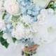 Fresh New Blue Wedding Bouquets We Adore