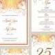 Reserved for Nishi - Ornate Ethnic Wedding Invitations - Balance on Reception paper order