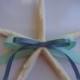 Ring Bearer Starfish - Beach Wedding  - Starfish - Hawaii Blue Seafoam - Rustic - Tropical Pillow Nautical Ringbearer Flowergirl Flower Girl