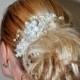 Bridal Hair Comb Pearl and Rhinestone Wedding Hair Comb, Vintage Style Wedding Hair Accessories Bridal Hair Accessory