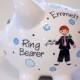 Ring Bearer Gift for Wedding Piggy Bank Personalized