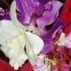 SILK FLOWER HAIR Clip - Purple & White Orchids, Flower Clip, Beach Wedding, Fascinator, Bridal, Hawaiian, Headpiece, Hair Accessory, Wedding