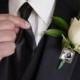 Square Photo Boutonniere Pin Groom Father of the Bride Groomsmen Wedding