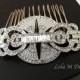 Anna - Art Deco Bridal Hair Comb - Vintage inspired wedding hair comb - wedding accessory - crystal hair comb - Made to order