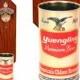 Wall Mounted Bottle Opener with Vintage Yuengling Beer Can Cap Catcher - Gift for Groomsmen